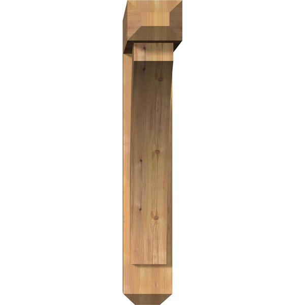 Thorton Craftsman Smooth Bracket W/ Offset Brace, Western Red Cedar, 7 1/2W X 36D X 44H